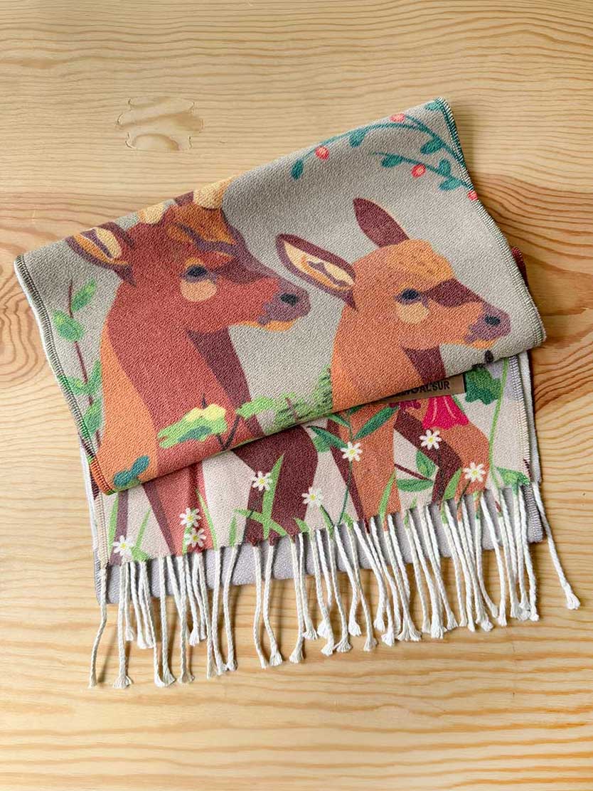 Scarf with Alpaca Portento de Huemules