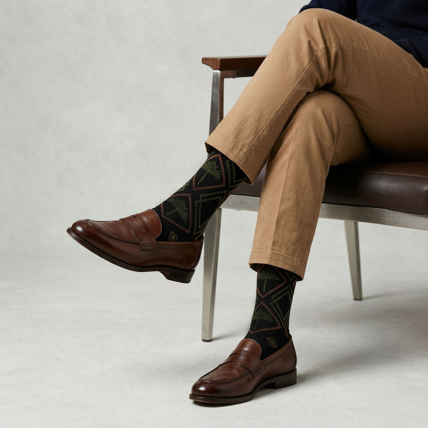 Calcetines Araucaria Geométrico Hombre | Vuelvo al Sur