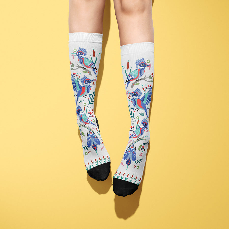 Calcetines Martín Pescador Azul | Vuelvo al Sur