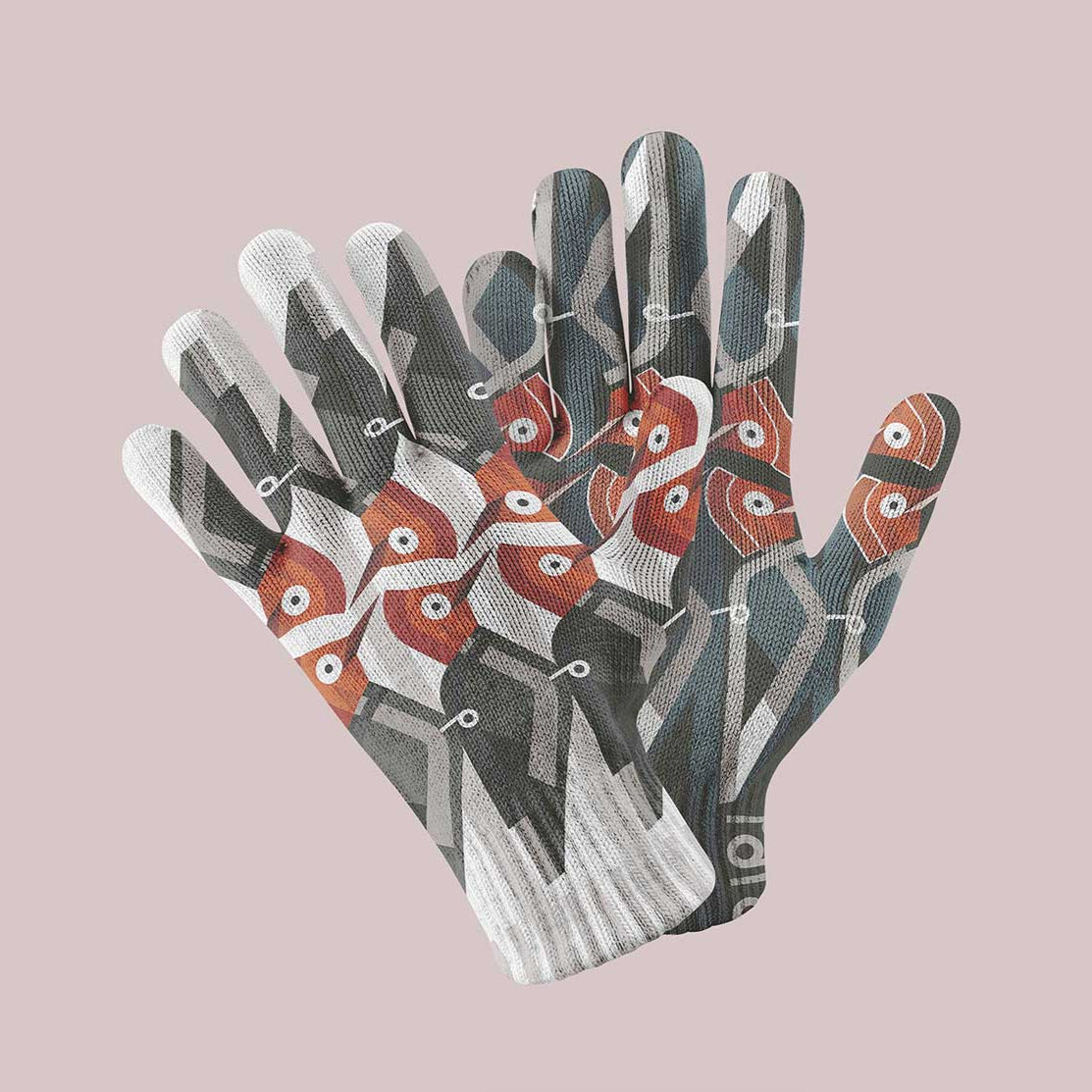 Black Carpenter Gloves - Double Design