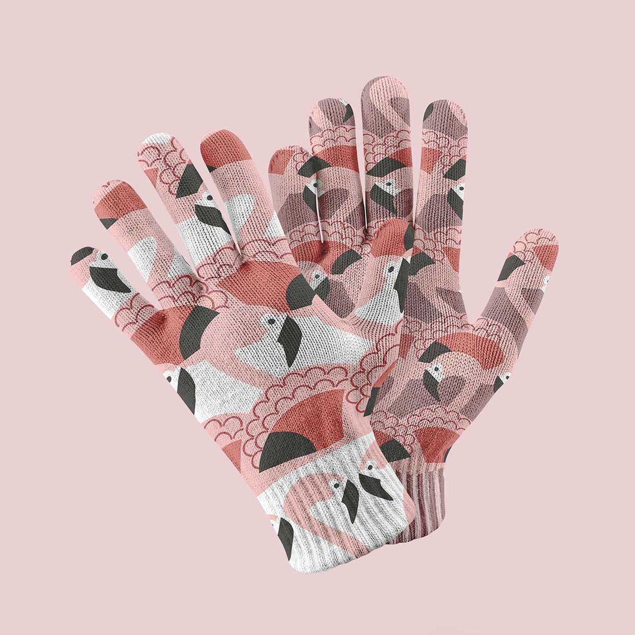 Guantes Flamenco Chileno - Doble Diseño