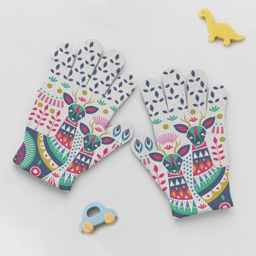 Huemul Childhood Print Gloves