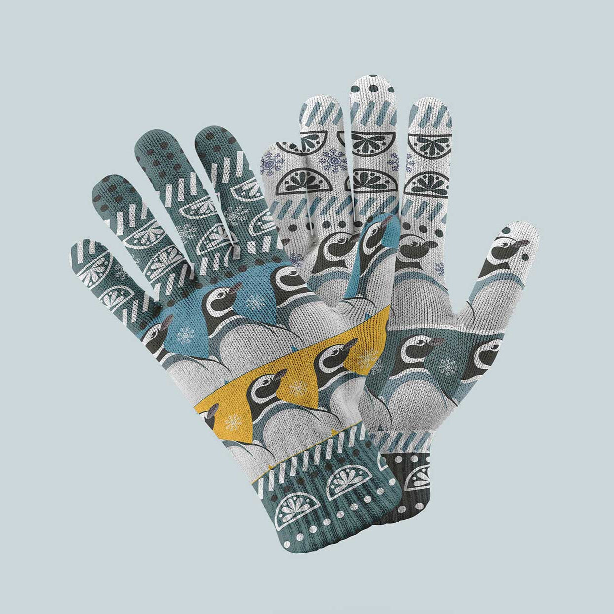 Patagonian Penguin Gloves - Double Design