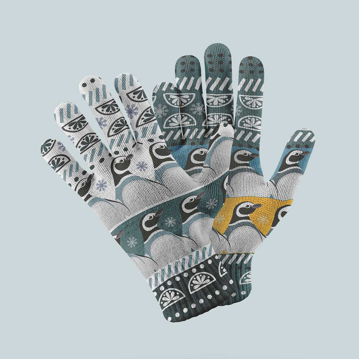 Patagonian Penguin Gloves - Double Design