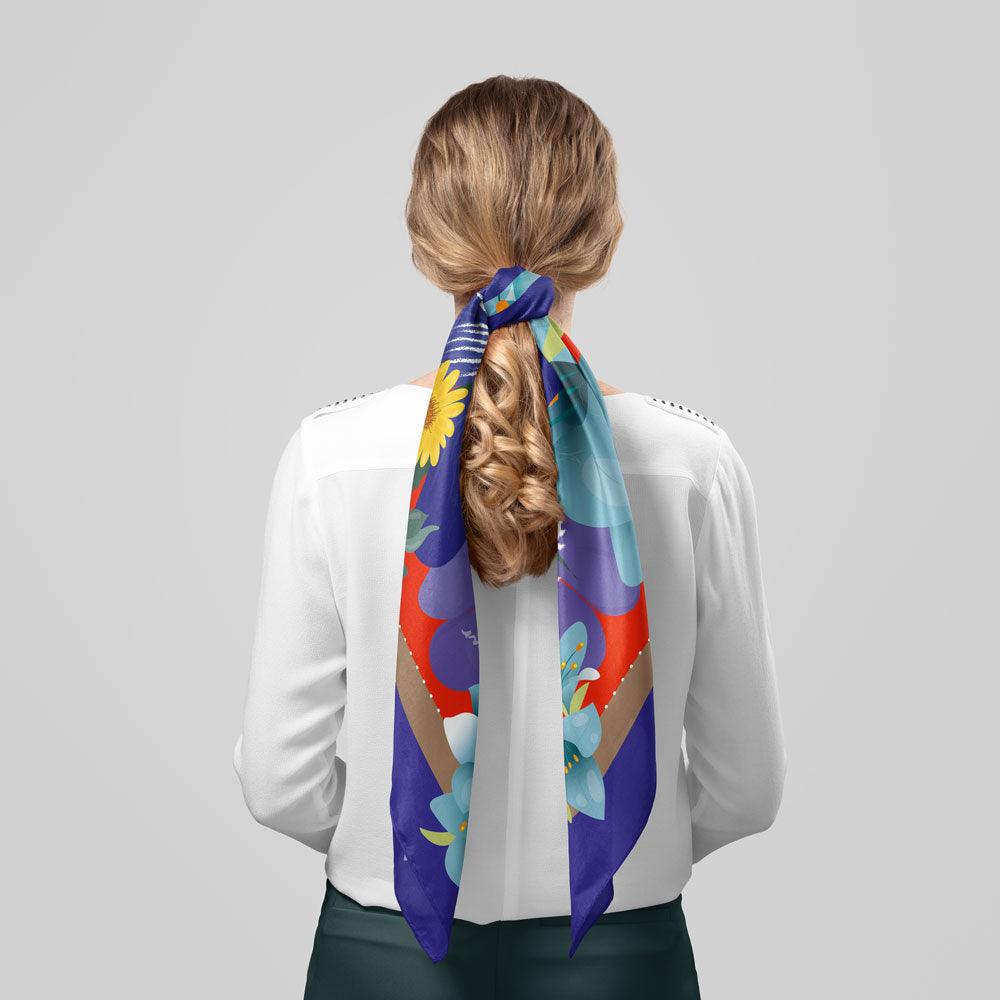 Pañuelo Flora Chilena 80