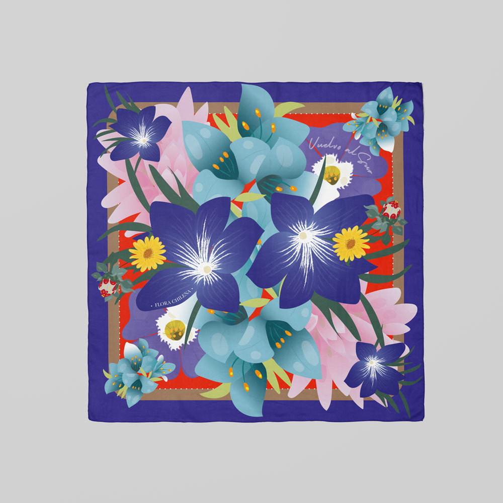 Pañuelo Flora Chilena 60