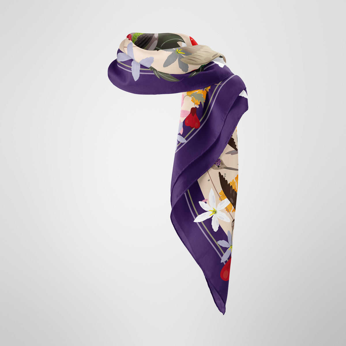 Chili Hummingbird Scarf 60