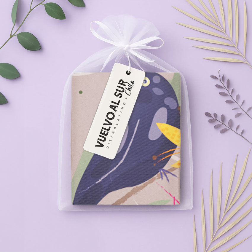 Small Birds at Sunset Scarf Gray 80