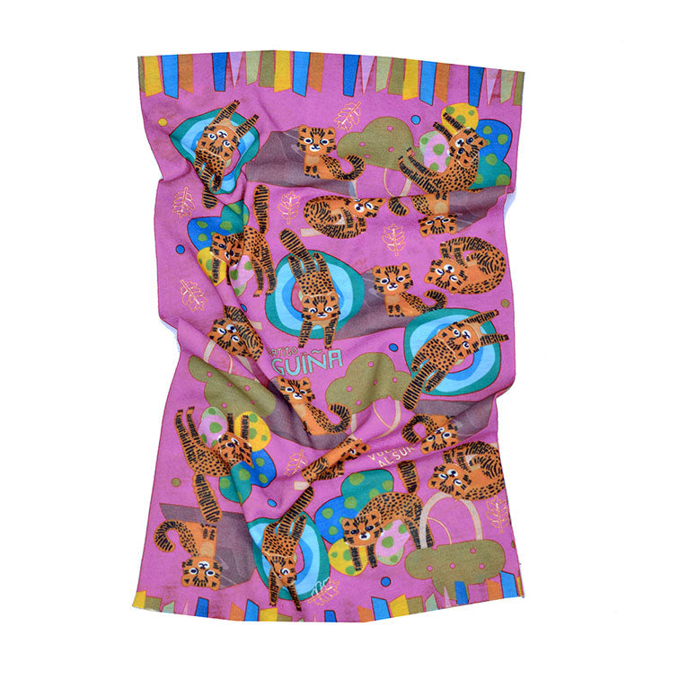 BANDANA INFANTIL GATITO GÜIÑA TRAMA