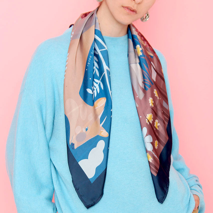 Pañuelo Pudúes en la Noche 80