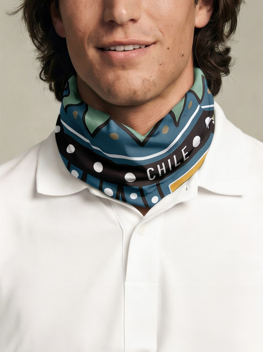 Bandana Cerámica Precolombina Azul