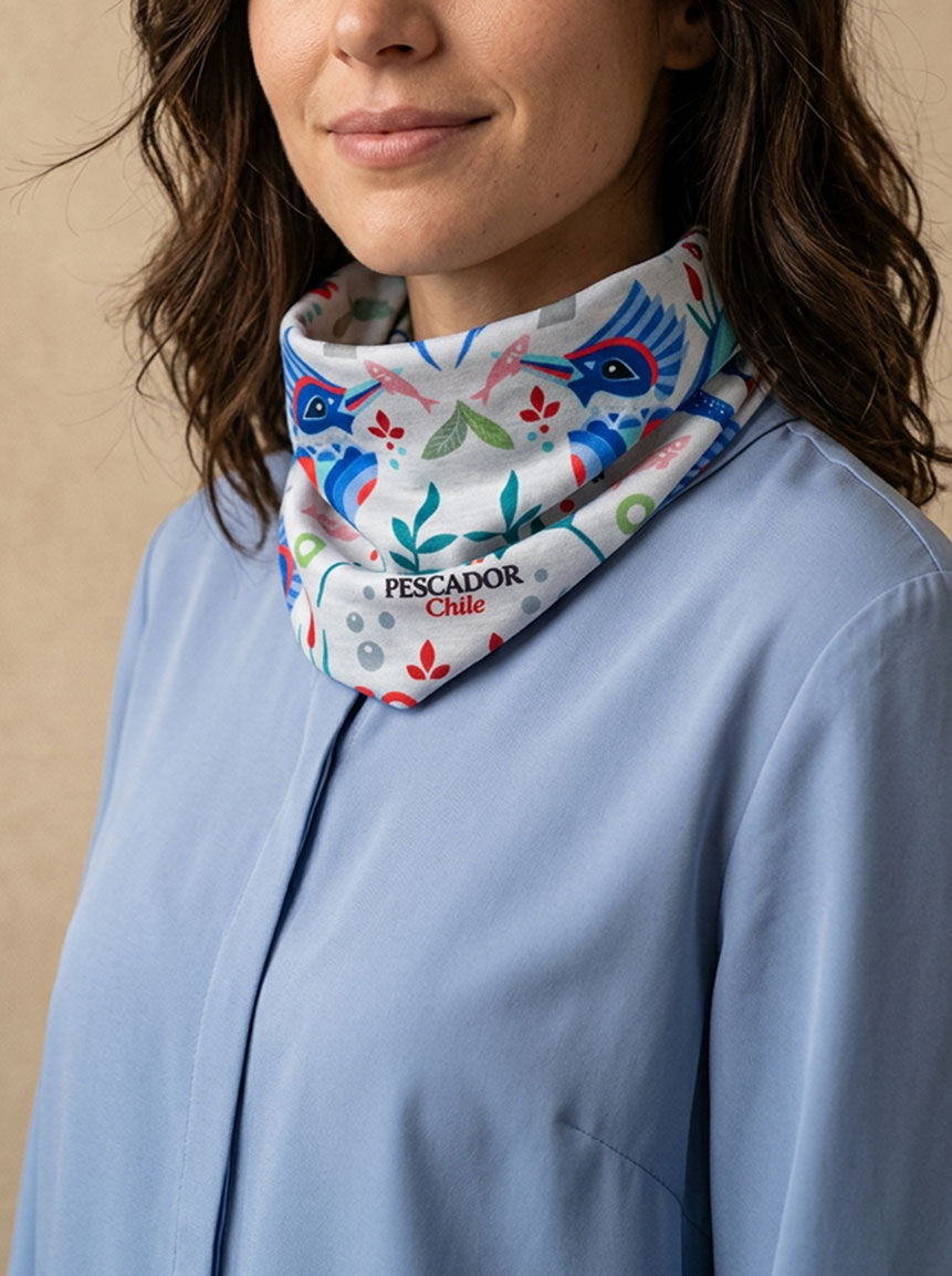 Bandana Martin Pescador Azul