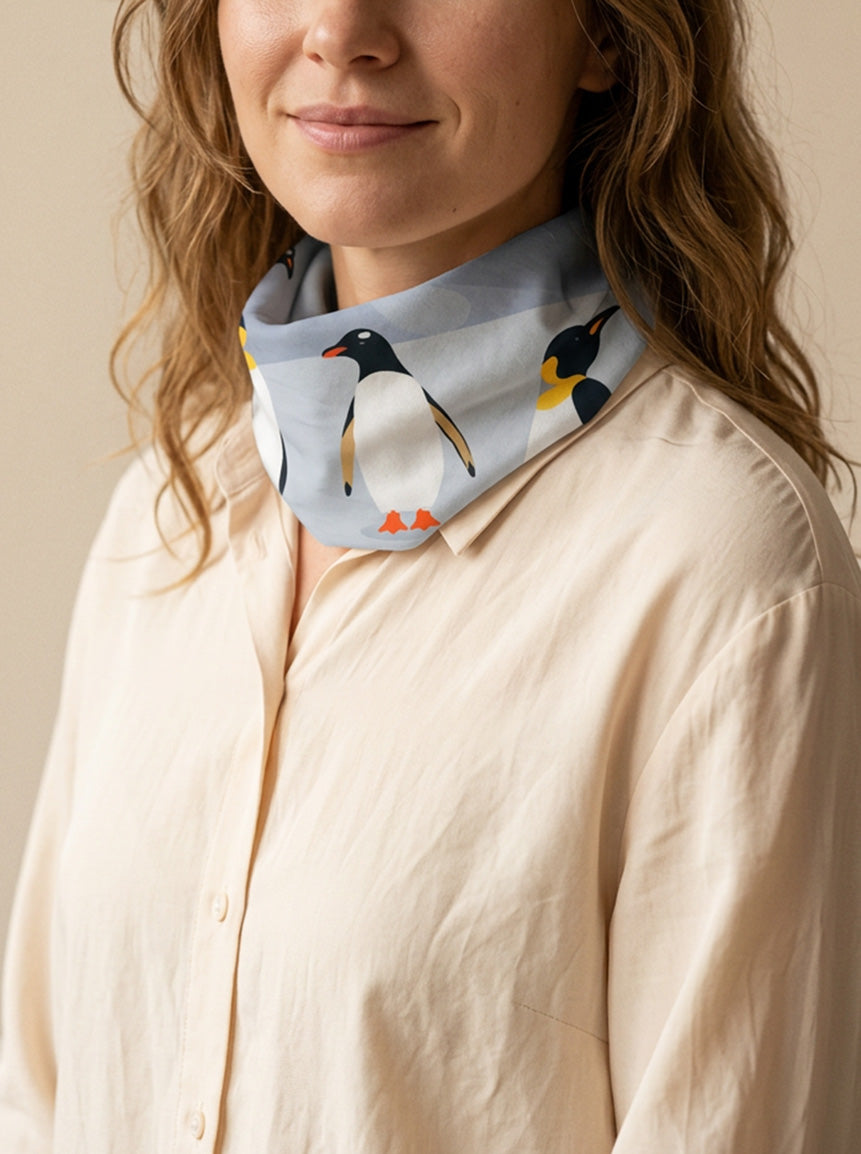 Penguins and Sunset Bandana