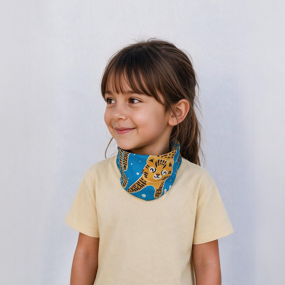 Bandana Infantil Gato Guiña