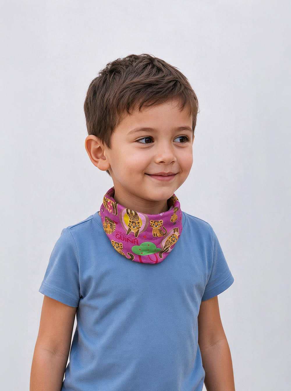 Bandana Infantil Gatito Guiña Trama