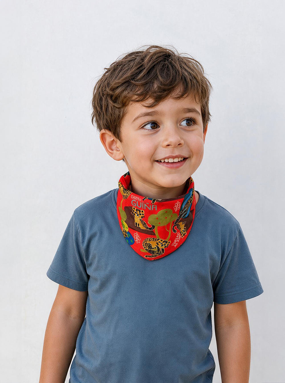 Bandana Infantil Gatito Guiña Trama