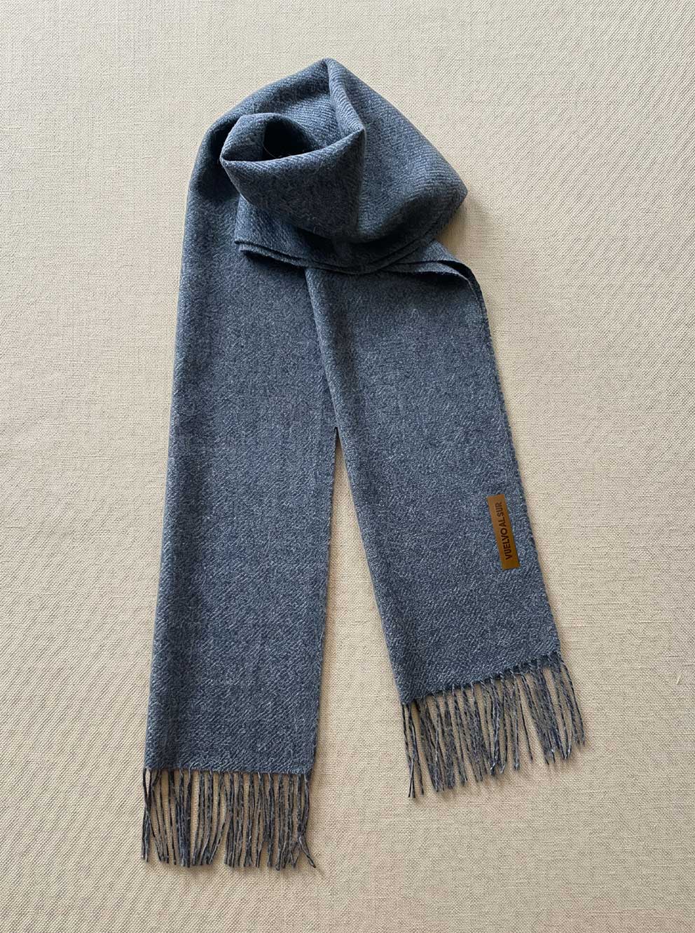 Bufanda Baby Alpaca Gris | Vuelvo al Sur