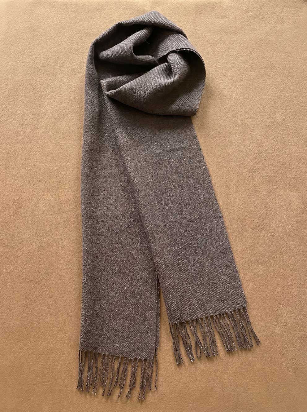 Bufanda Baby Alpaca Café | Vuelvo al Sur