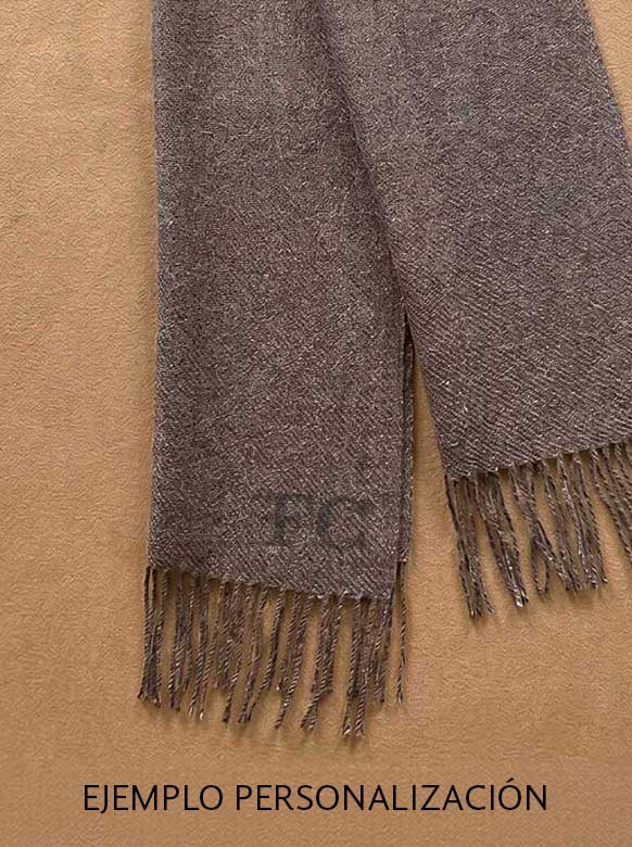 Bufanda Baby Alpaca Café | Vuelvo al Sur