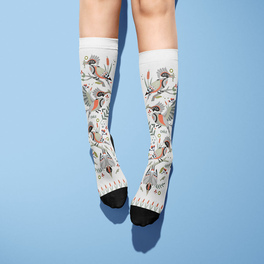 Calcetines Largos Martín Pescador Gris