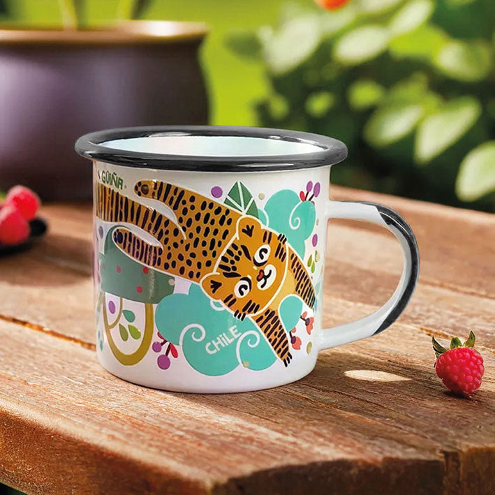 Güiña Kitten Enamel Bowl