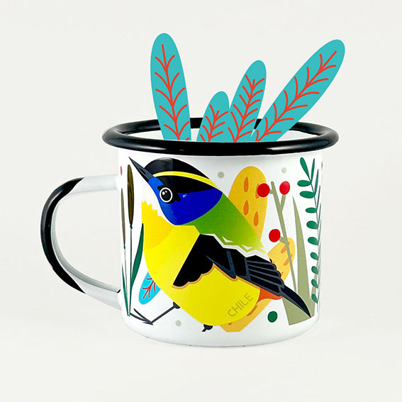 Seven Colors Enamel Bowl