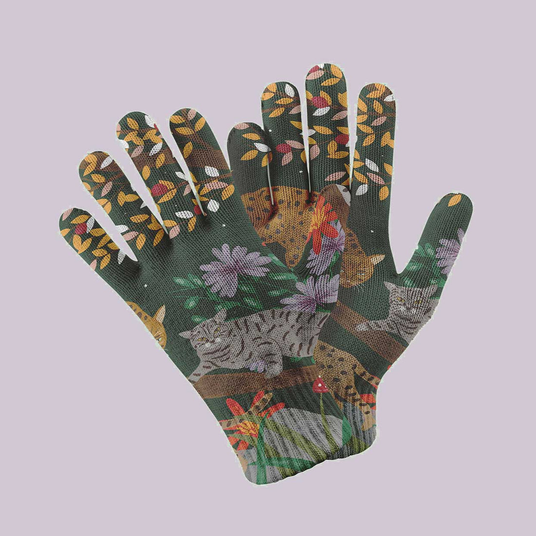 Guantes Pequeños Felinos de Chile - Doble Diseño