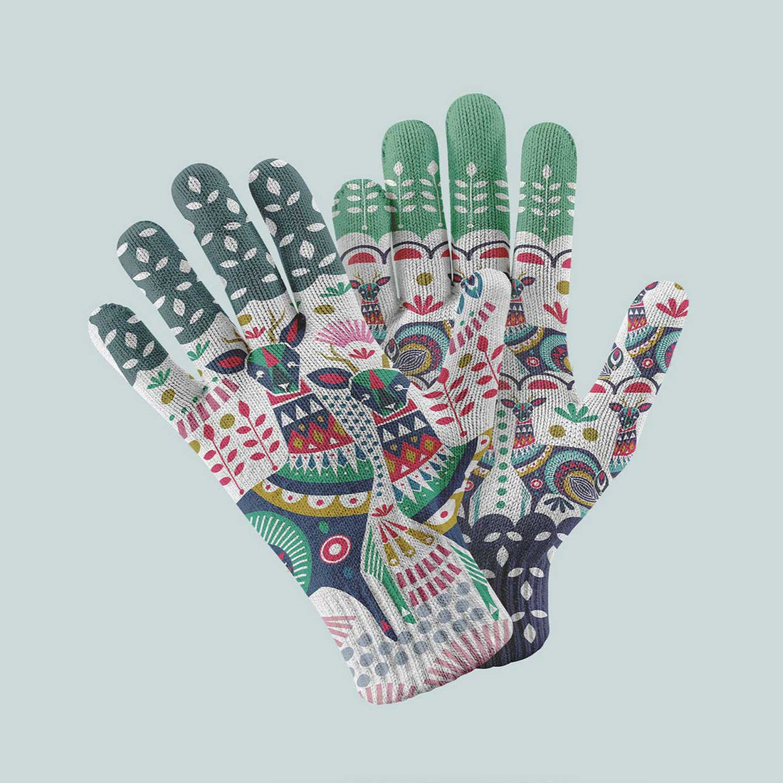 Huemul Blue Gloves - Double Design