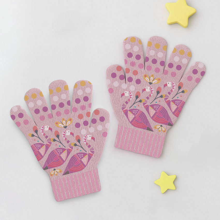 Guantes Print Infancia Flamenco Chileno