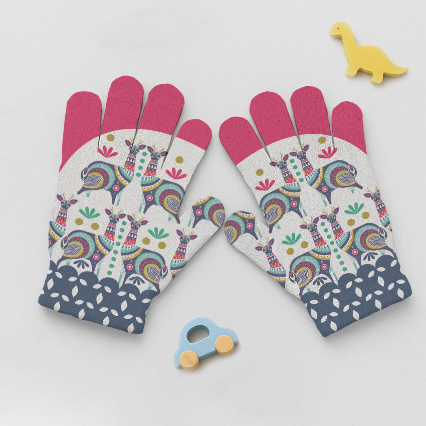 Huemul Childhood Print Gloves