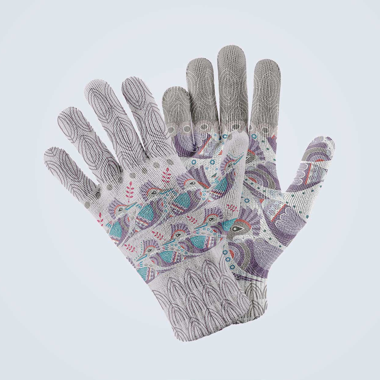 Kingfisher Print Gloves