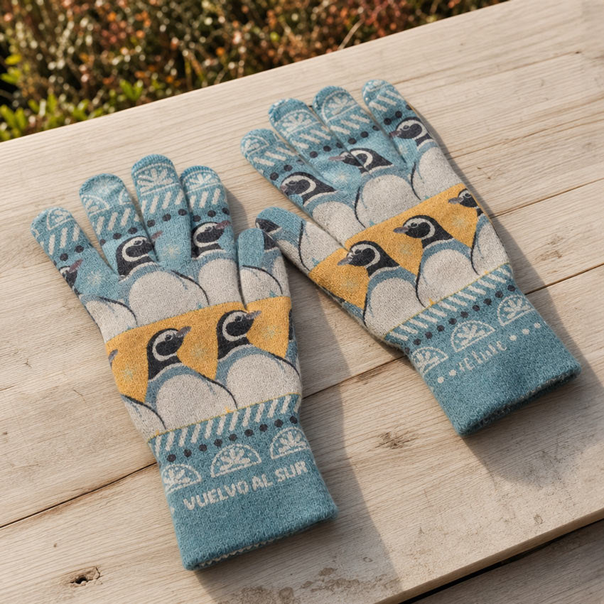 Guantes Pingüino Patagónico - Doble Diseño