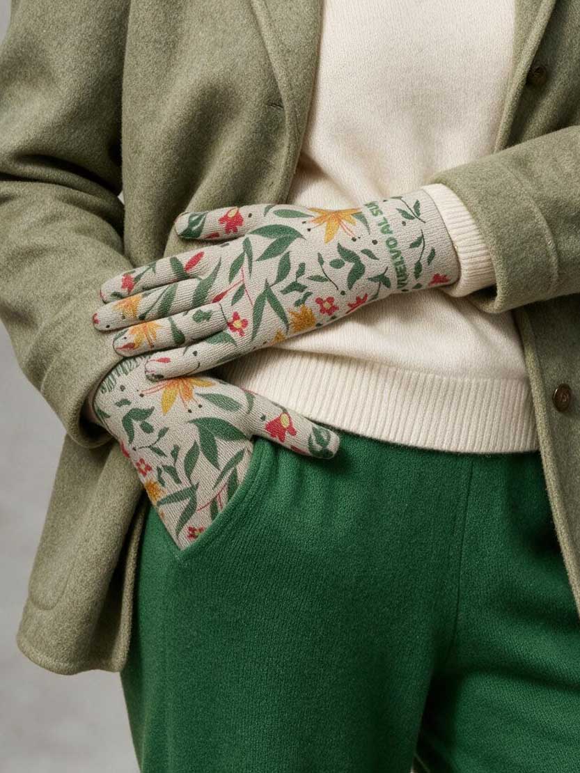Gloves Small Birds of Chile - Double Design