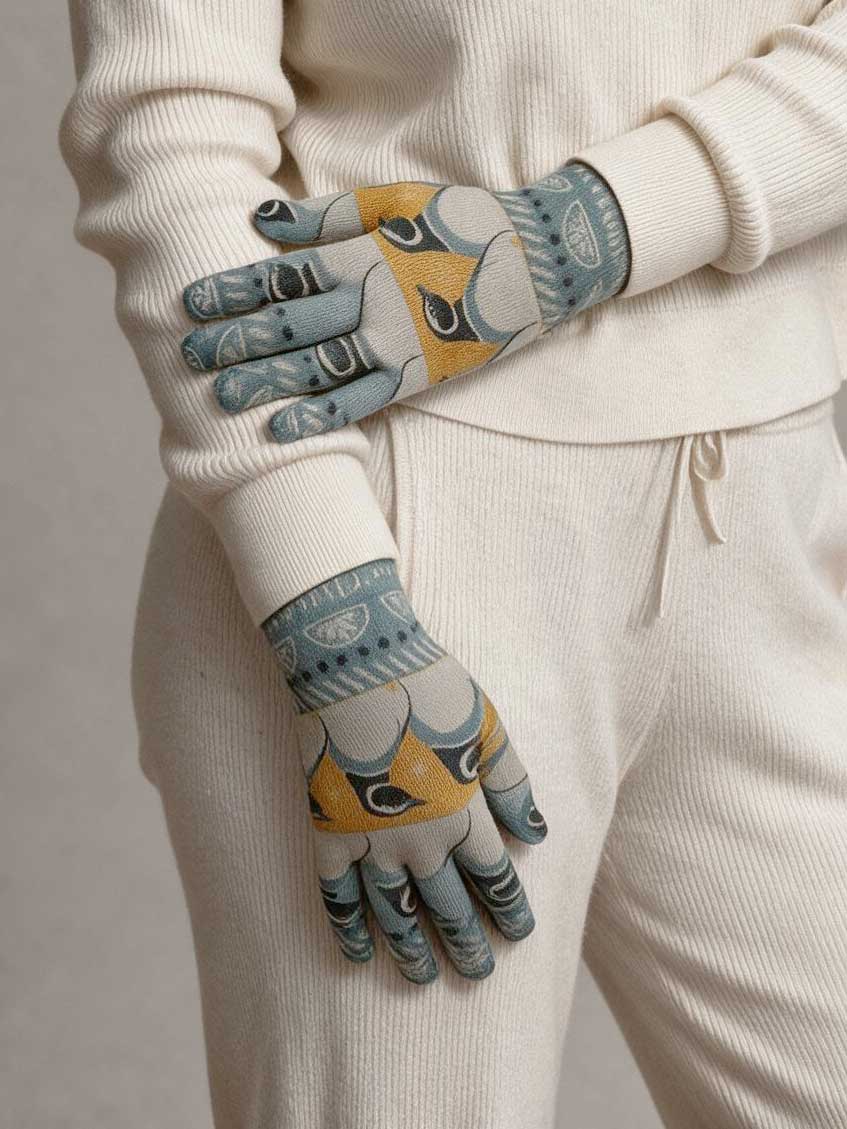 Patagonian Penguin Gloves - Double Design 