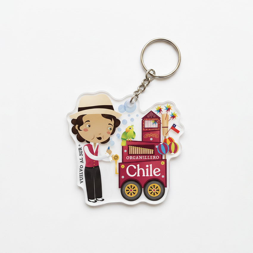 Llavero Acrílico Organillero