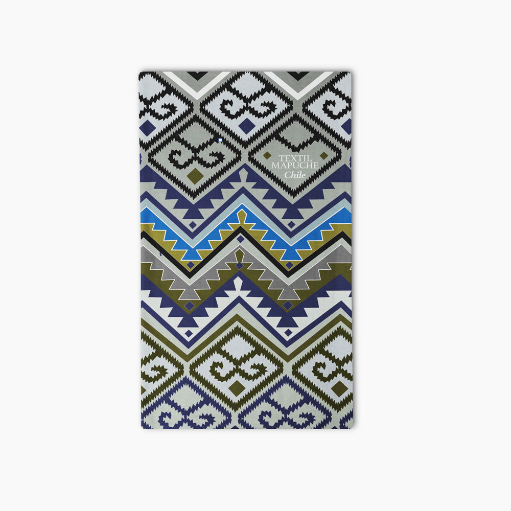 Bandana Textil Mapuche Azul