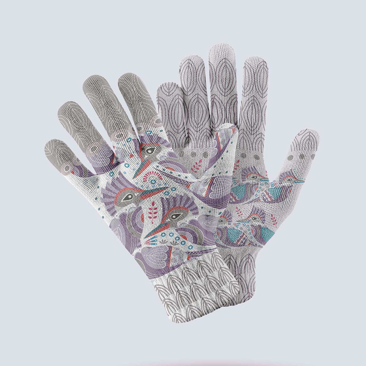 Guantes Print Martín Pescador