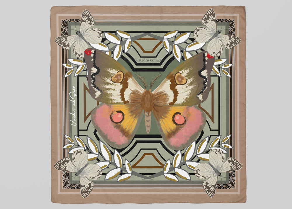 Pañuelo Mariposa Búho 45