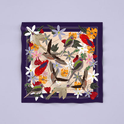 Chili Hummingbird Scarf 60