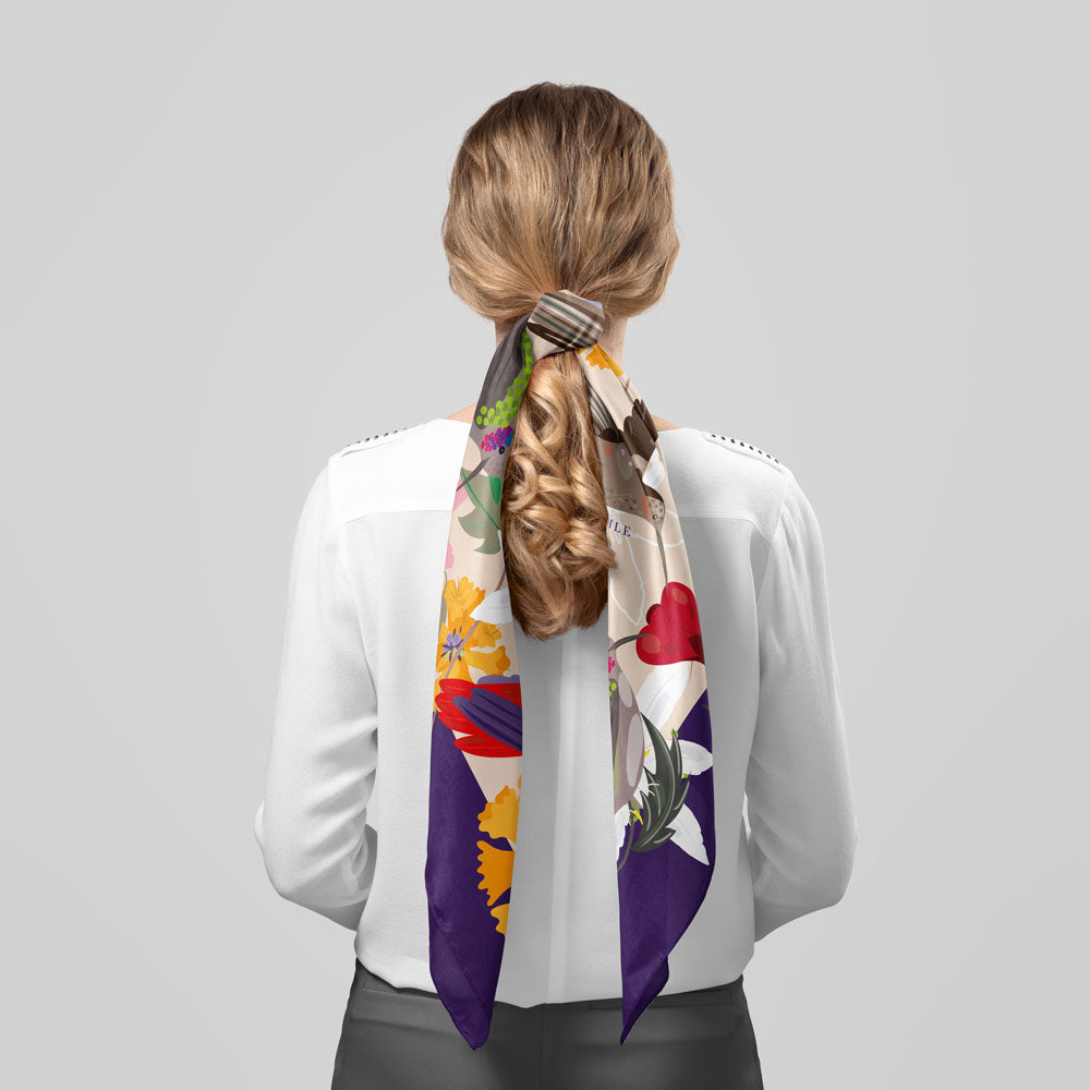 Chili Hummingbird Scarf 80