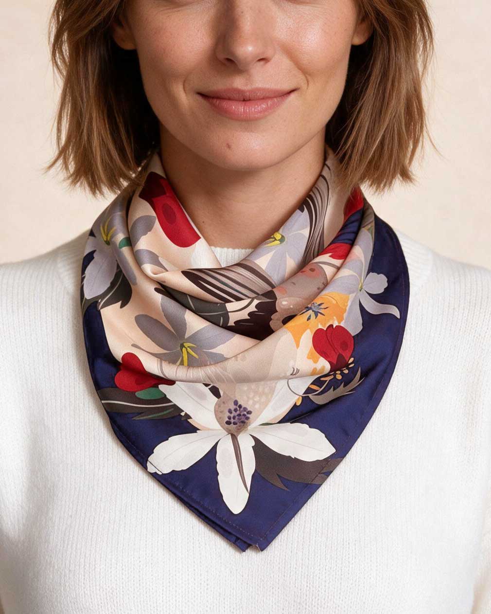 Chili Hummingbird Scarf 60