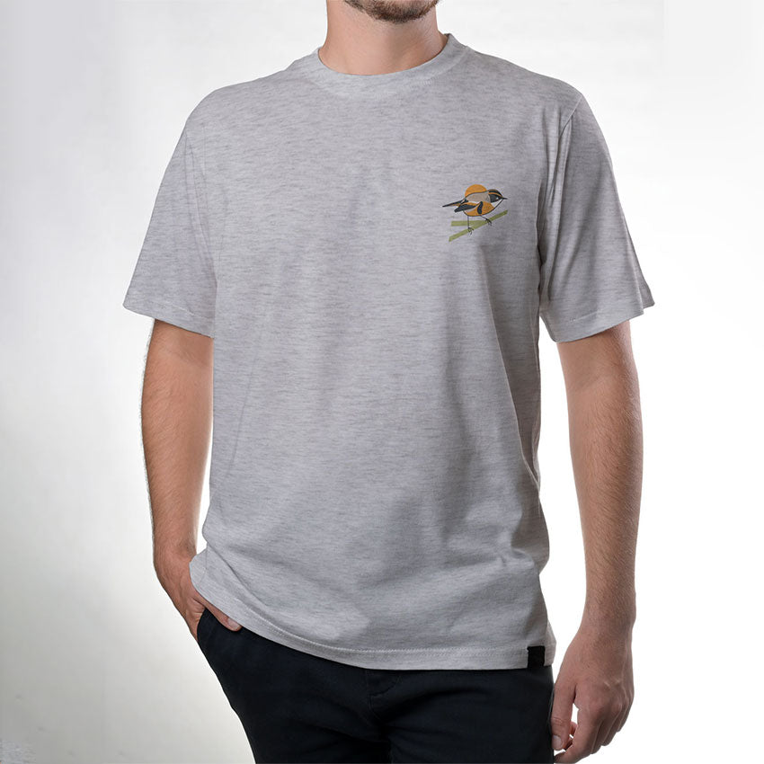 Polera Hombre Aves de Chile. Al Sur del Mundo. Espalda