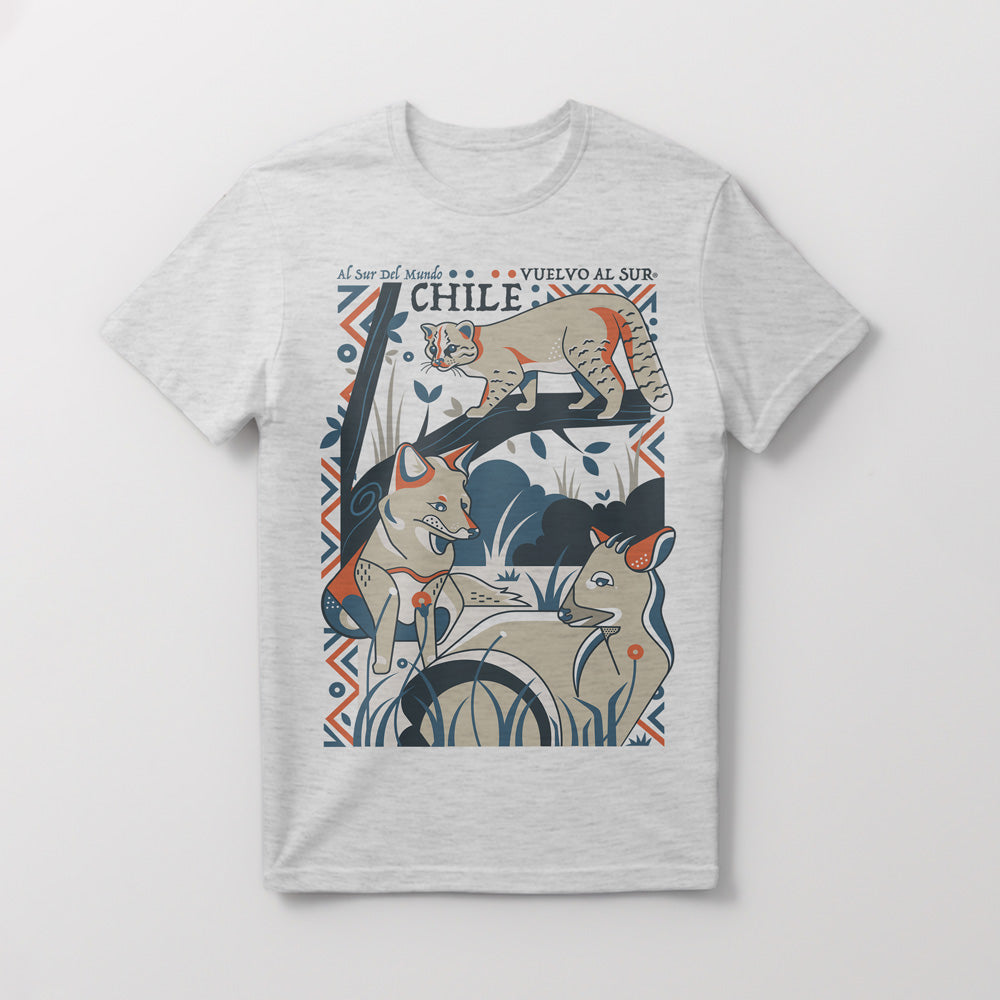 Polera Hombre Bosques de Chile Frente