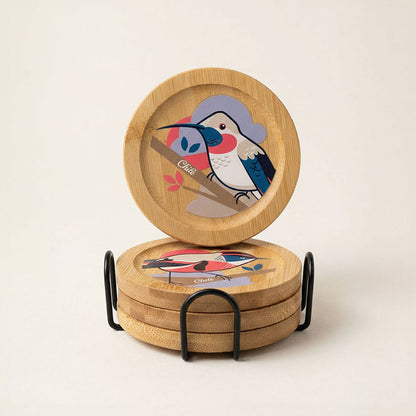 Posavasos Aves de Chile al Sur del Mundo x4 | Vuelvo al Sur