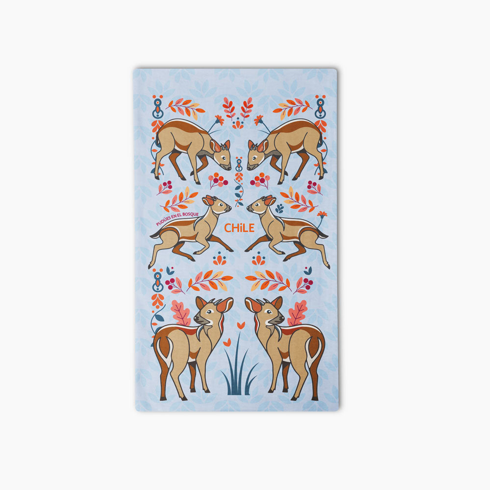 Bandana Pudúes en el Bosque