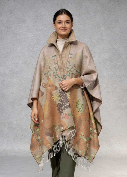 Ruana con Alpaca Portento de Huemules