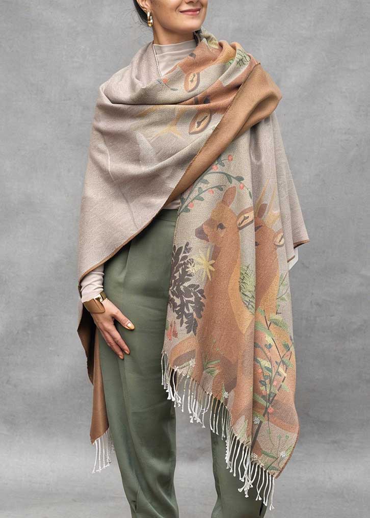 Ruana con Alpaca Portento de Huemules