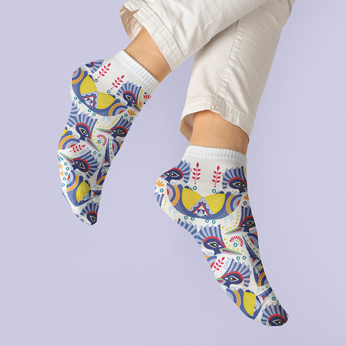 Short Kingfisher Socks