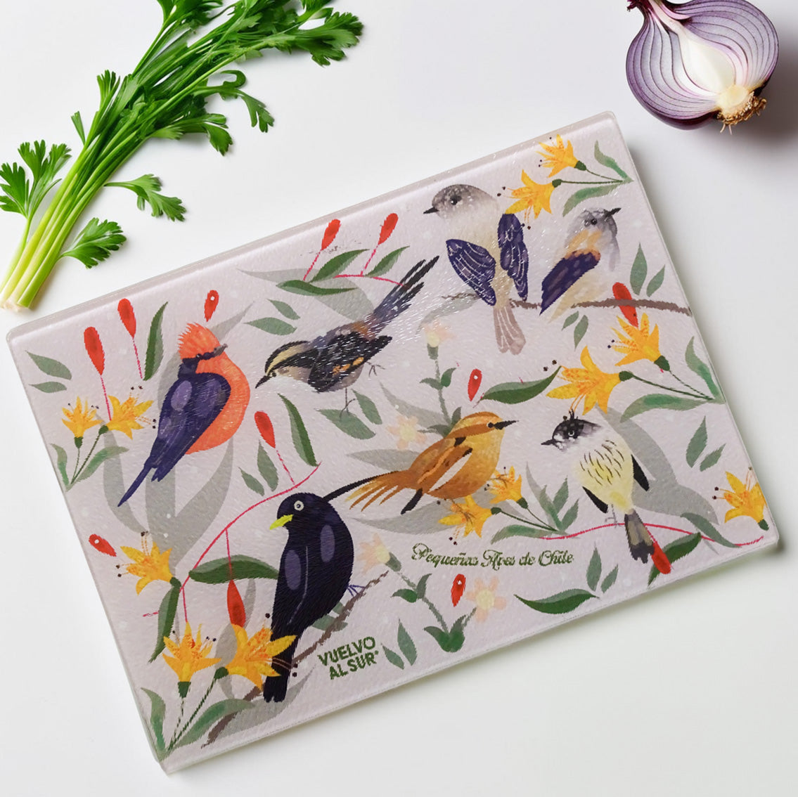 Tabla de Cóctel Pequeñas Aves de Chile