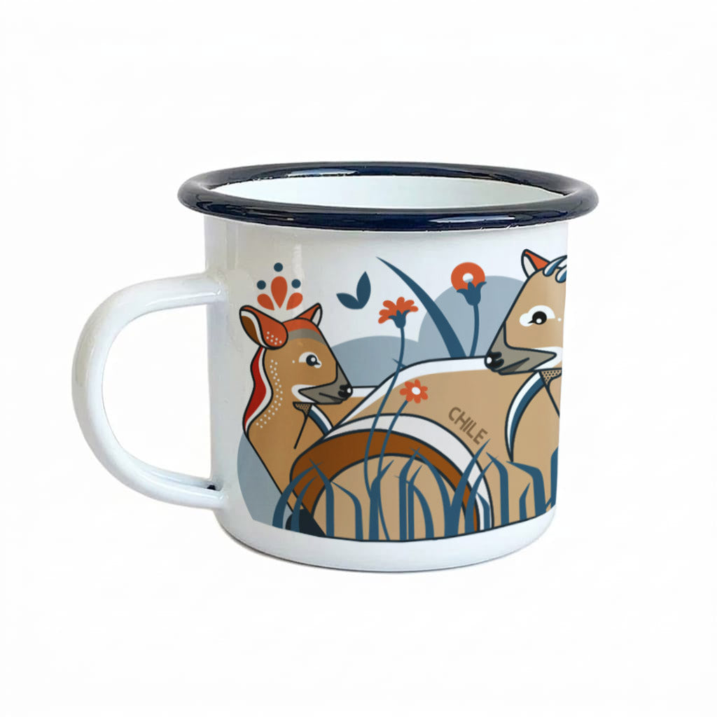 Tazón Enlozado Bosques de Chile Pudú